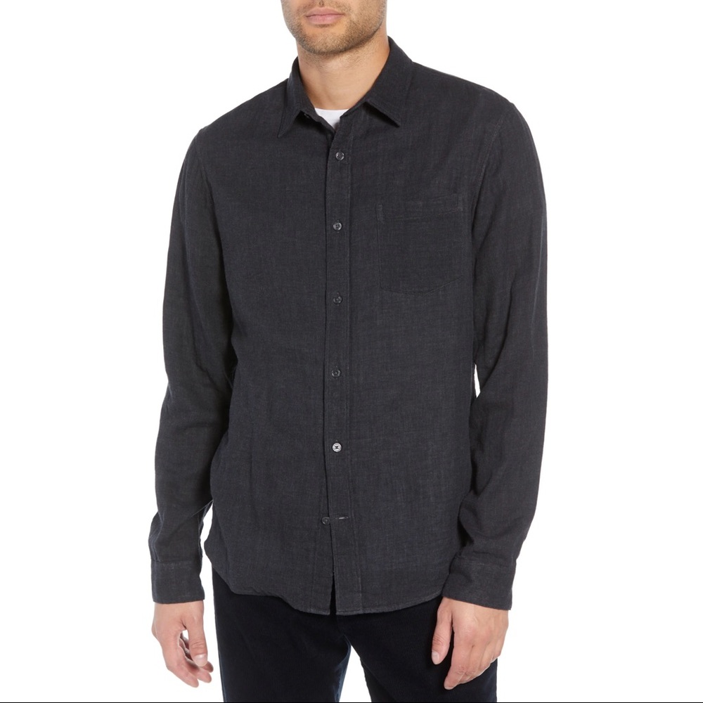 Vince. Classic Fit Double Knit Sport Shirt